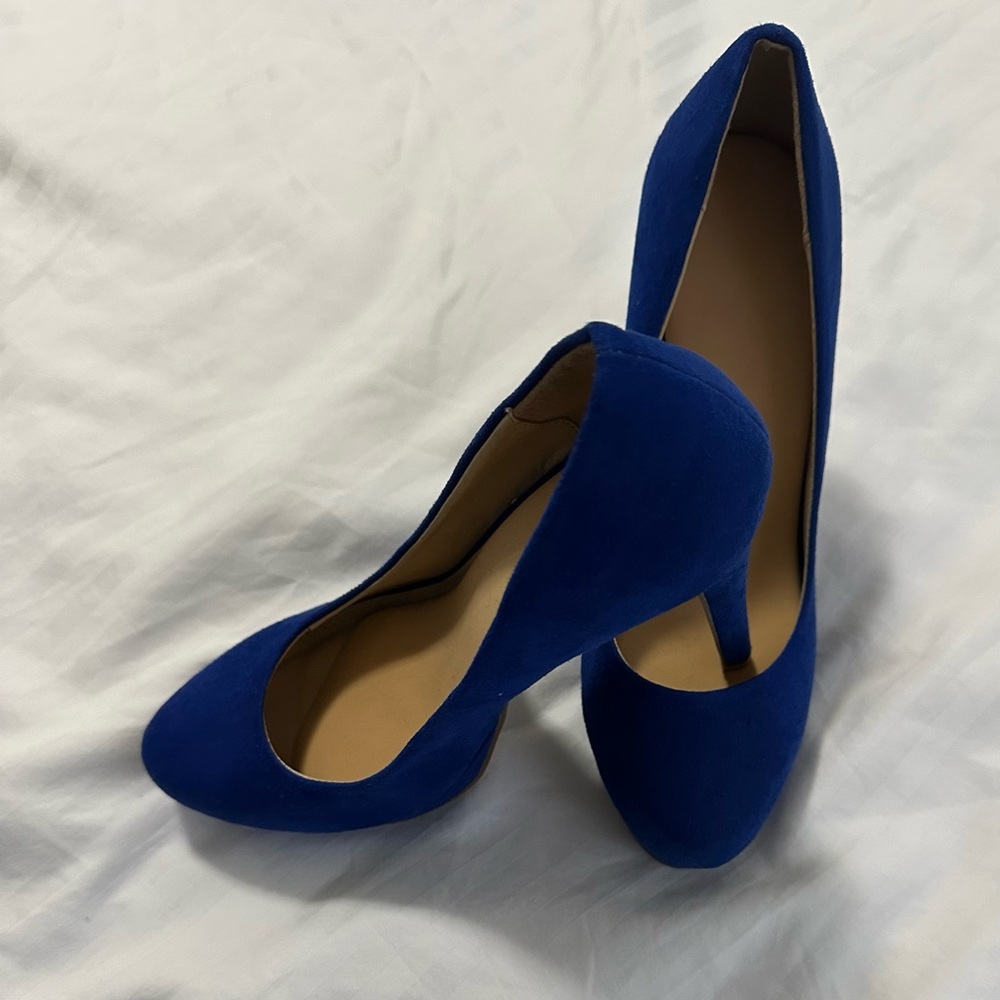 Elegant Blue Women's Heels